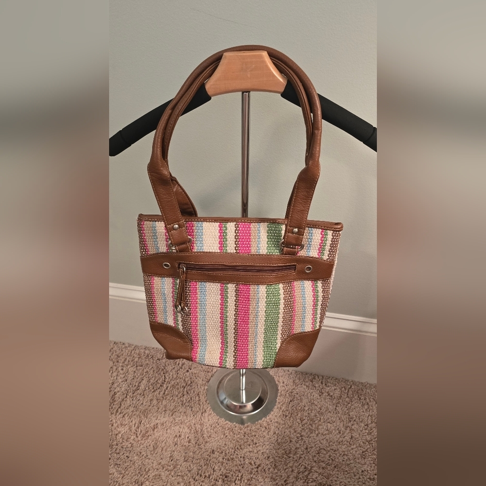 Striped Multicolor Purse (1206) - Picture 2 of 6